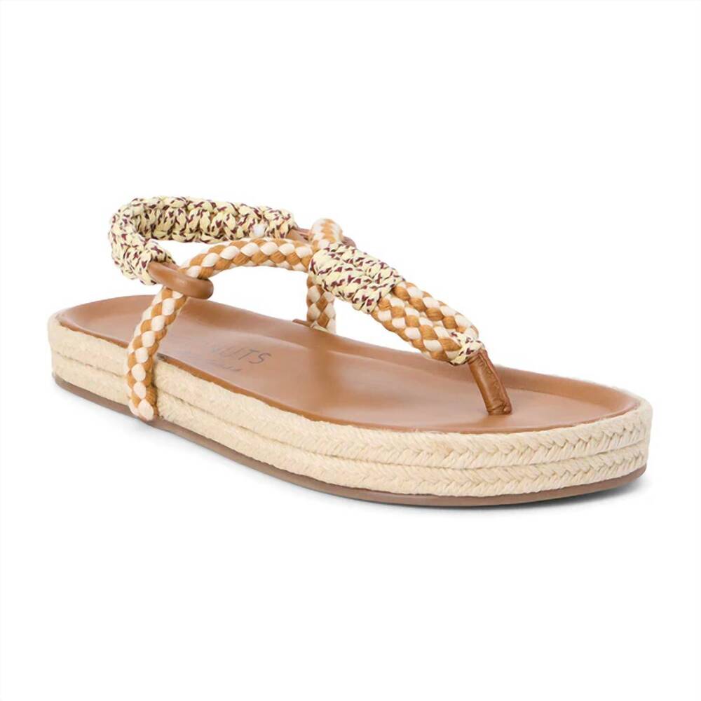 NEW COCONUTS BY MATISSE women's celia thong sandal in tan multi